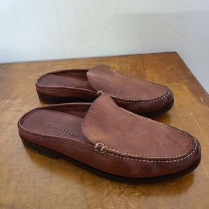 Cole Haan Leather Slides Clogs Comfortable Easy On